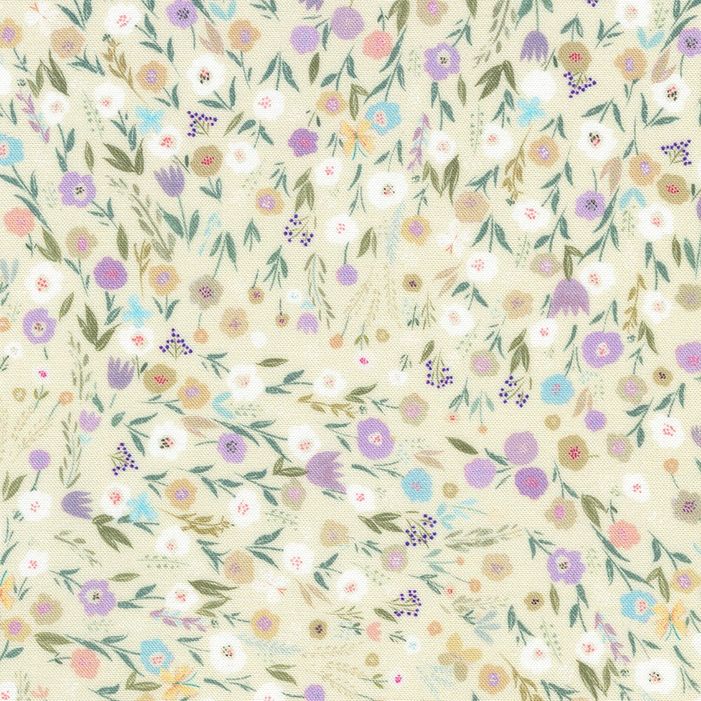 Robert Kaufman - AQOD-22719-90 PEARL - Deer Wilds by Sanja Rescek
