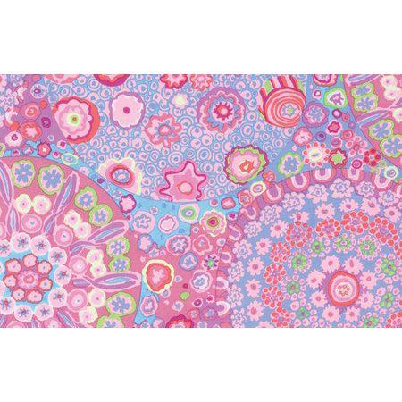 Kaffe Fassett Millefiore Pink quilting cotton fabric