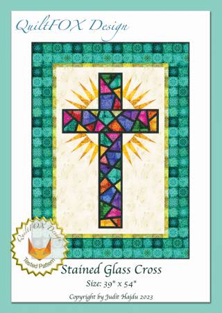 Stained Glass Cross Quilt Pattern faith quilting