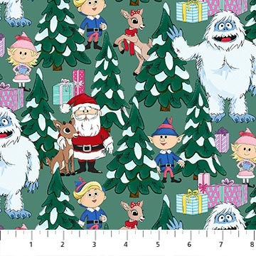 Northcott - Rudolph The Red-Nosed Reindeer - Scene Lt Spruce