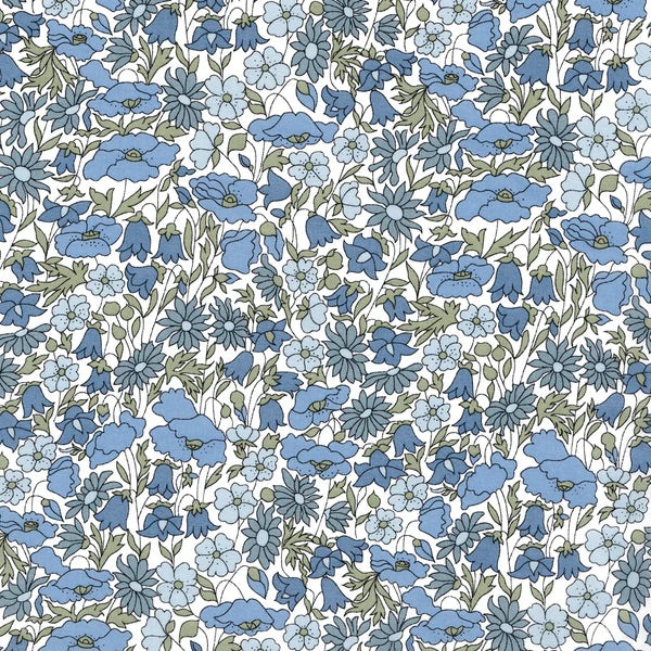 Liberty Poppy and Daisy Q Tana Lawn quilting fabric
