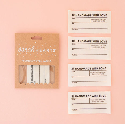 Quilt Info large organic cotton write-in quilt labels