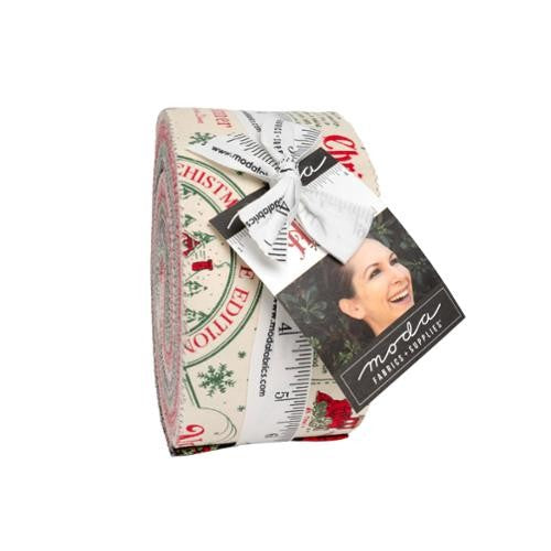 Moda Holiday Cheer Stacy Iest Hsu jelly roll strips Christmas precut