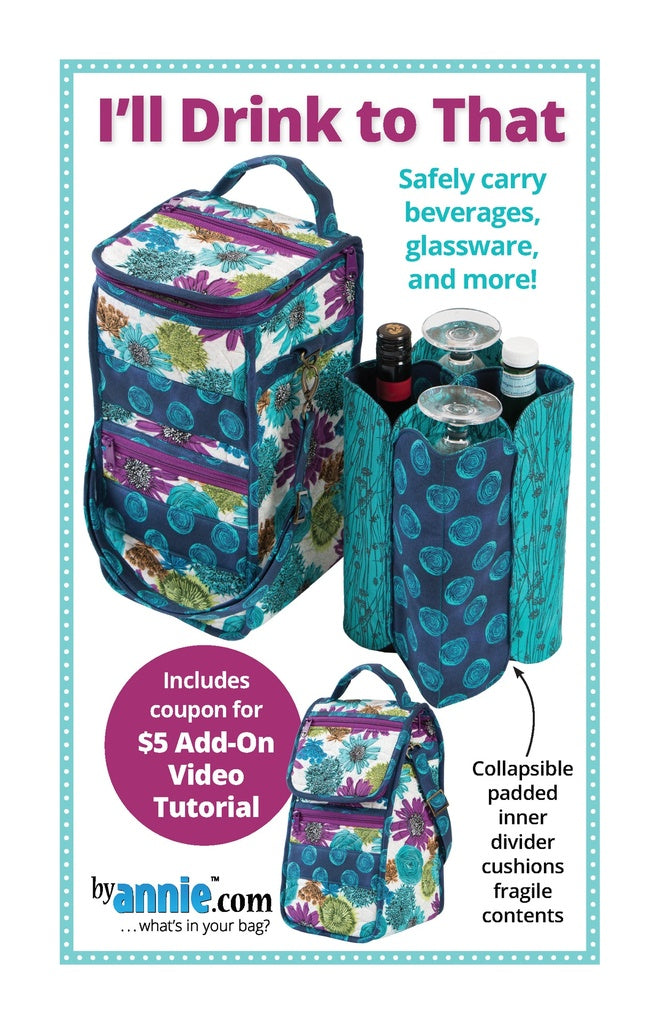 ByAnnie Ill Drink to That drink carrier sewing pattern