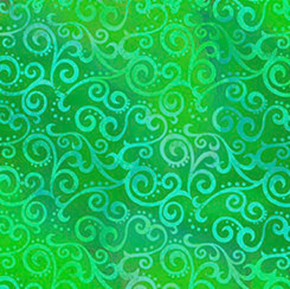 QT Ombre Scroll 24174-G Green quilting cotton
