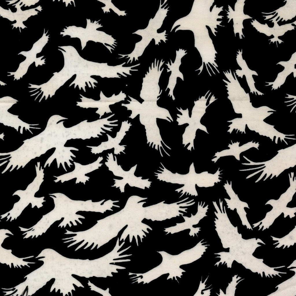 Island Batik - Boo Bash - Jerry Khiev - Ravens - Black 122550795