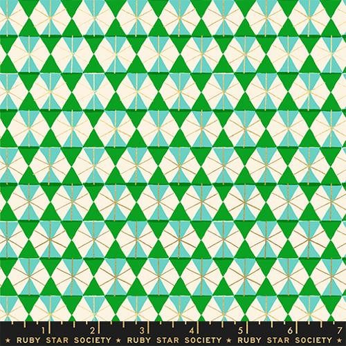 Moda - Ruby Star - Merry Happy - Kimberly Kight - Metallic Verdant RS3102 16M