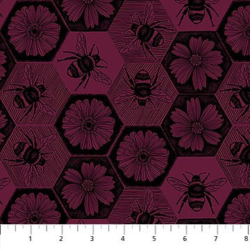 Anna Maria Textiles - Rhapsody - Busy - Mulberry - Spring AMT1005-26L