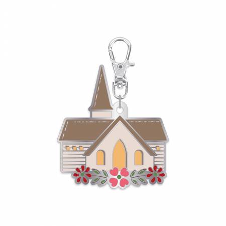 Lori Holt Enamel Happy Charm Chapel decorative notion