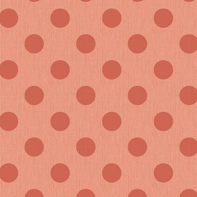 Tilda Chambray Dots Ginger spot print woven fabric