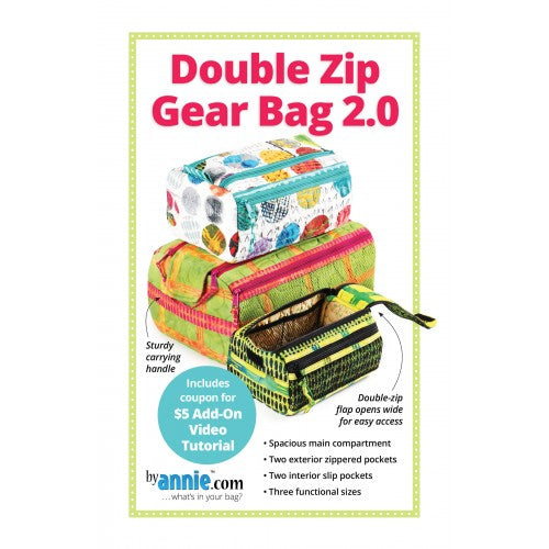 Double Zip Gear Bag 2.0 Pattern