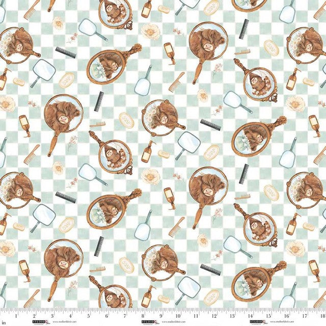 Studio E - Bathing Bonnies - 8848-36 Ginger/Mint