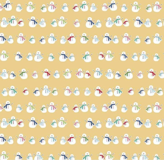 Riley Blake - Cozy Christmas Snowmen Yellow