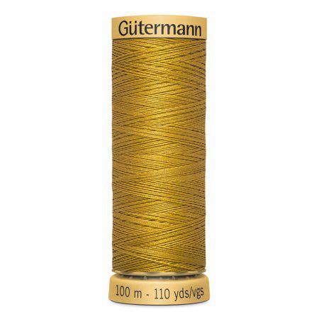 Gutermann 110 yd Natural Cotton Thread Topaz gold