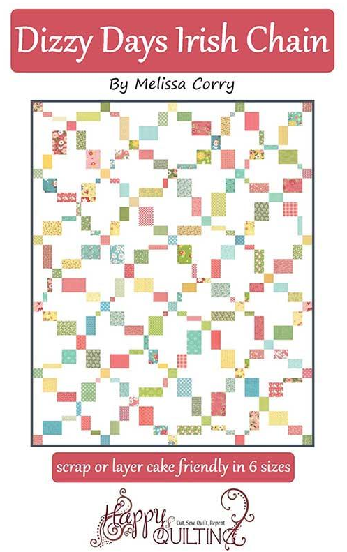Moda Happy Quilting Dizzy Days Irish Chain quilt pattern