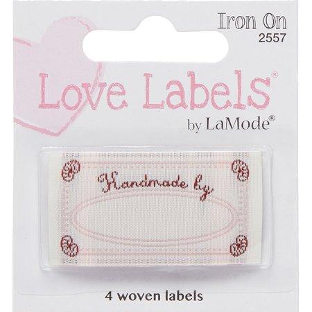 Blumenthal Iron-On Lovelabels 4/Pkg-Handmade by