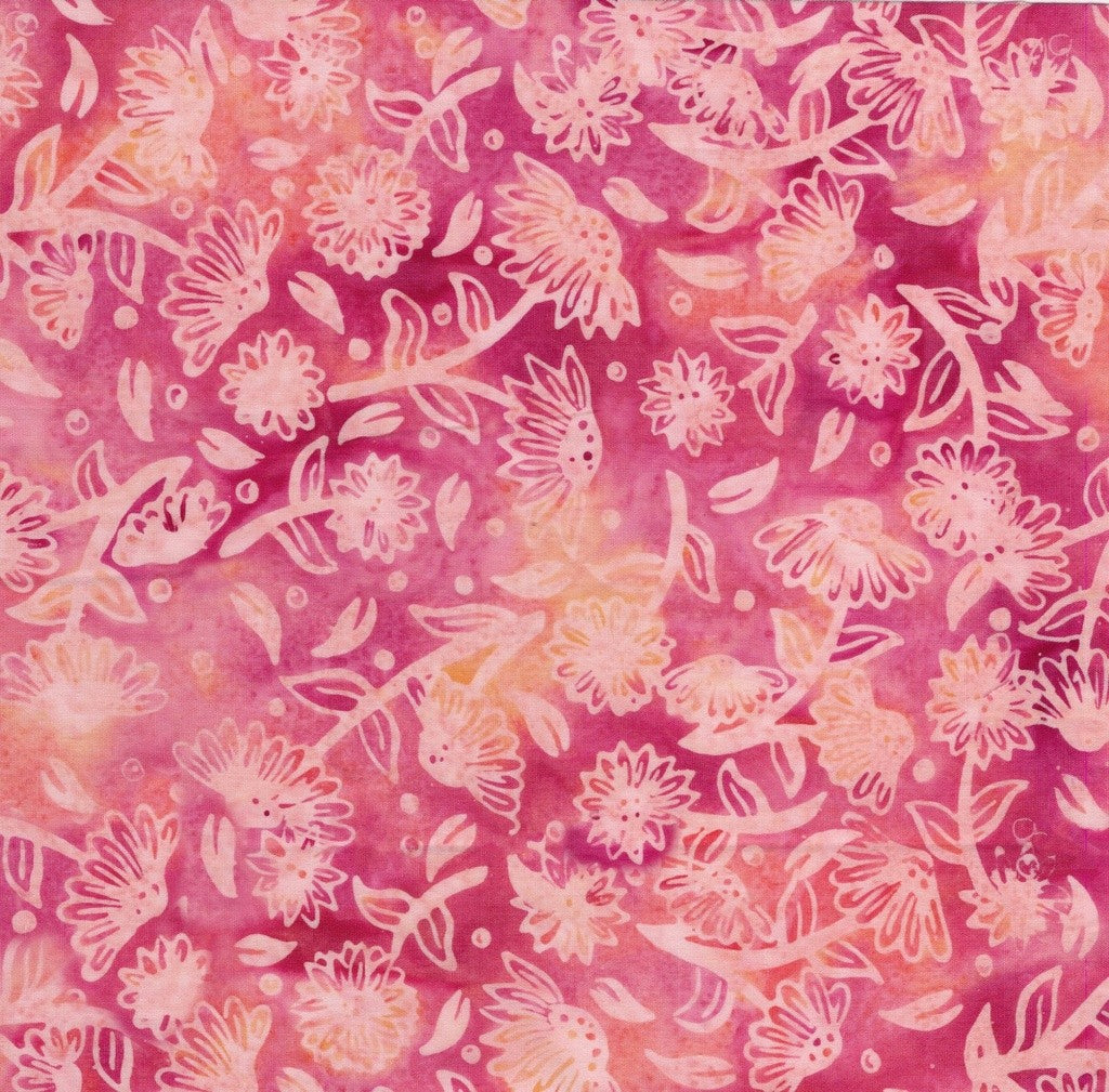 Lumin - Crazy for Daisies - Tossed Daisies Red Salmon - Heidi Pridemore, The Whimsical Workshop