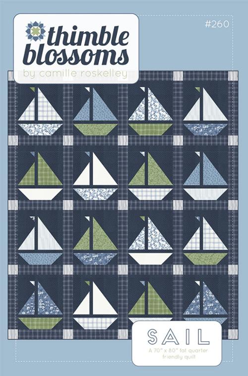 Sail quilt pattern by Thimble Blossoms