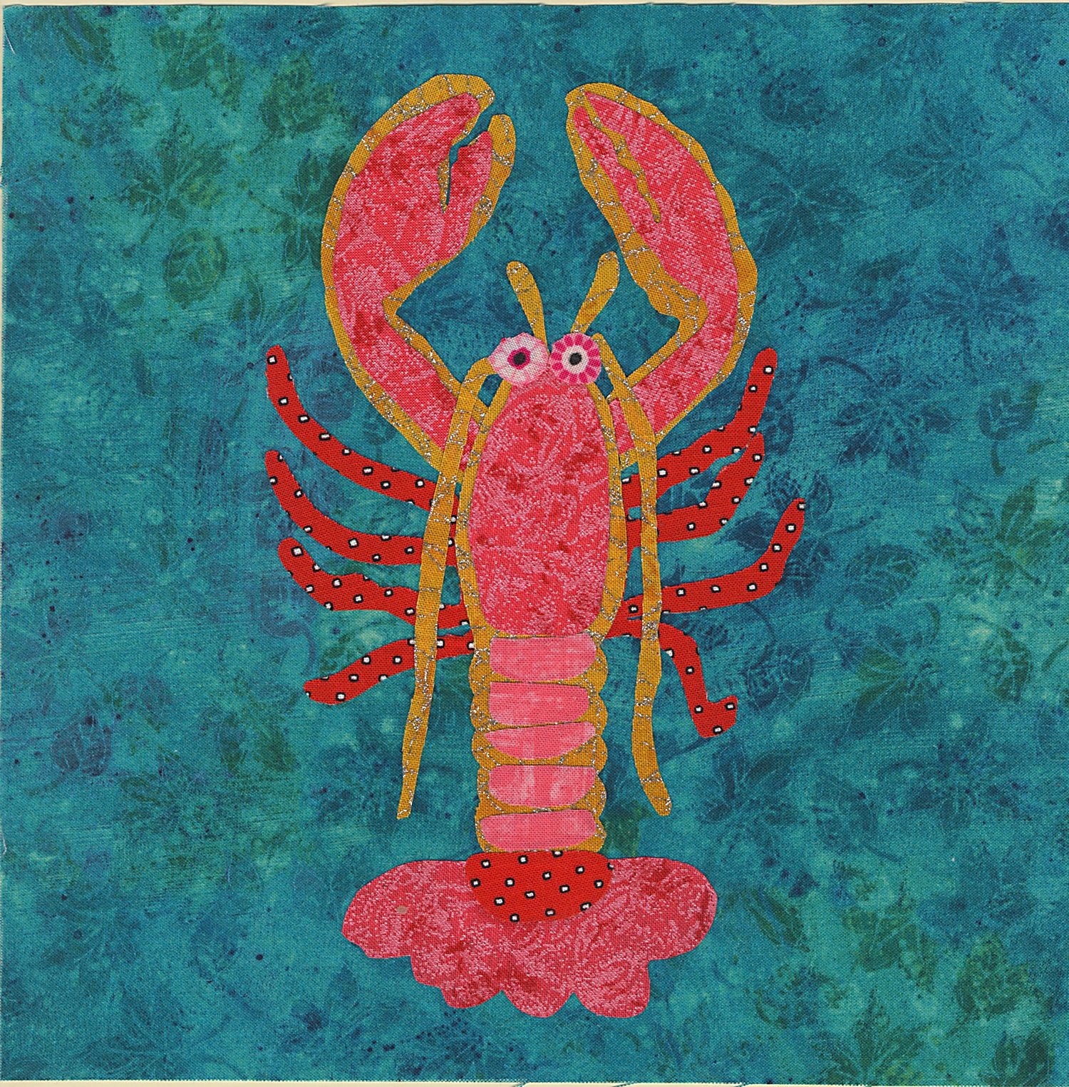 Whatevers 59 Lobster pattern and kit Laura Heine Fiberworks