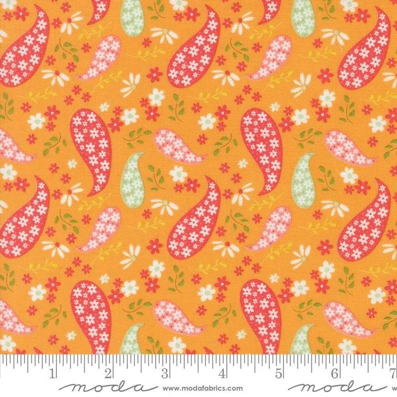 Moda - Raspberry Summer - Apricot