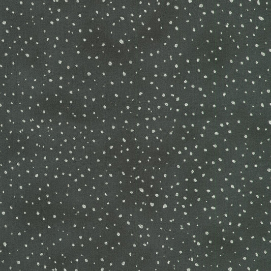 Robert Kaufman Holiday Flourish Forest Glen metallic Christmas cotton in Charcoal, SKU SRKM-23708-184