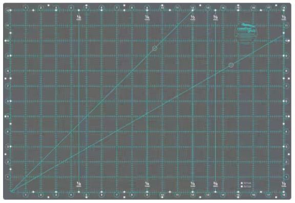 Creative Grids Self-Healing Double Sided Rotary Cutting Mat 12in x 18in