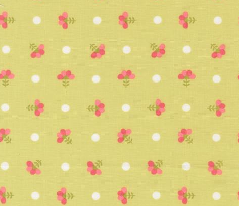 Moda In The Garden Light Lime 29232-21 Corey Yoder quilting cotton fabric