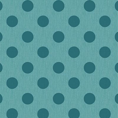Tilda Chambray Dots Aqua spot print woven fabric