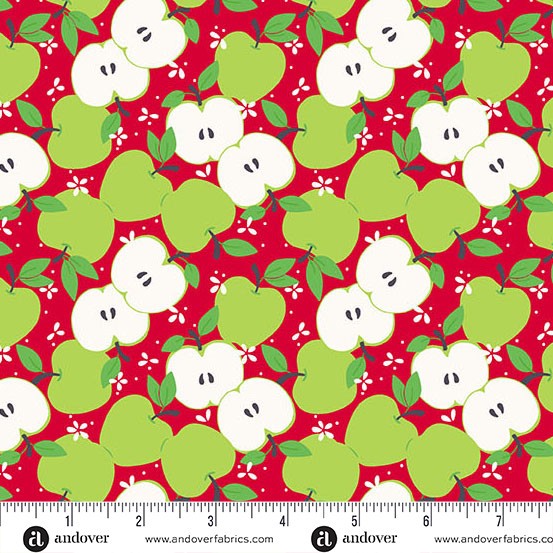 Andover - Back to School - Apples Red Delicious - A-10242-R