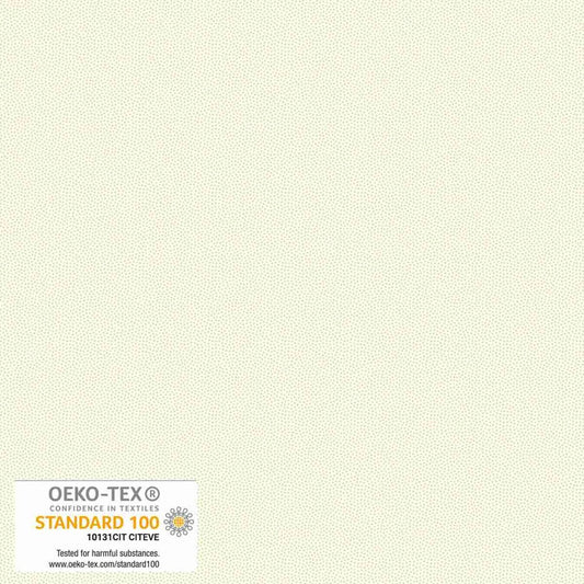 Petits Points Off White tonal pin-dot quilting cotton by Stof for Blank Quilting