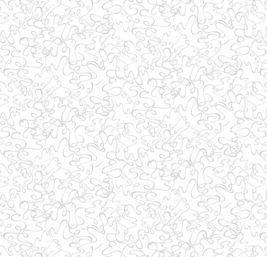 Studio E Best of Cream and Sugar Scribbles 8927-01W tone-on-tone cream blender