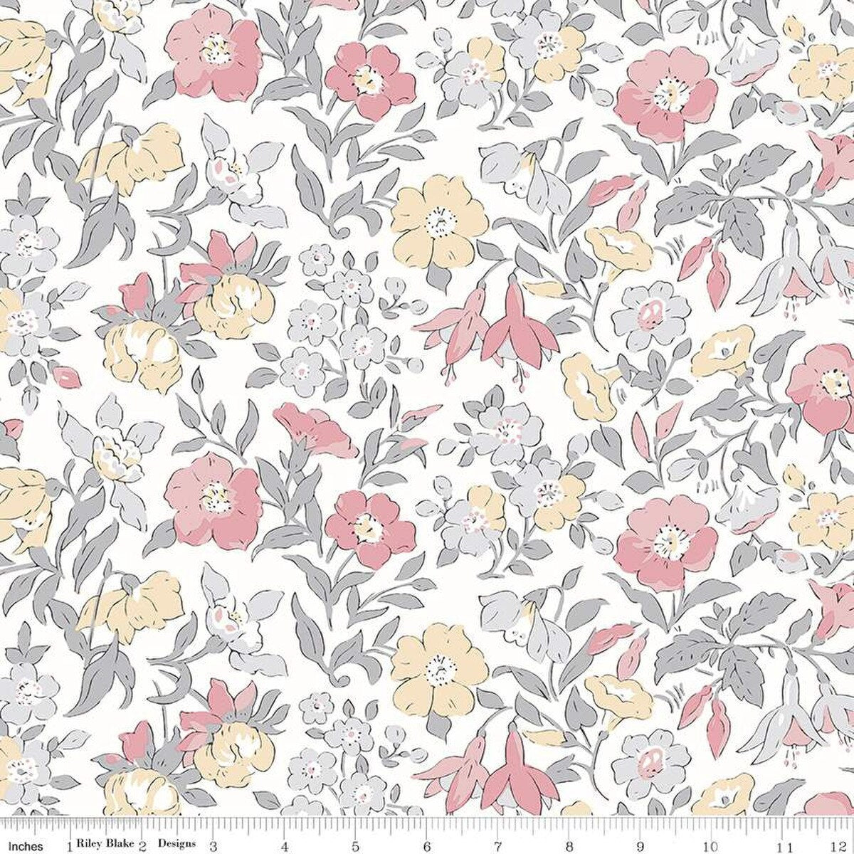 Liberty Mamie Field B wide backing fabric