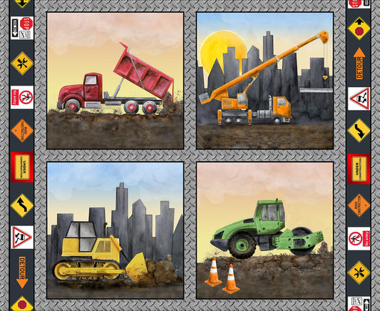 Let's Get Building multi pillow block panel Studio E