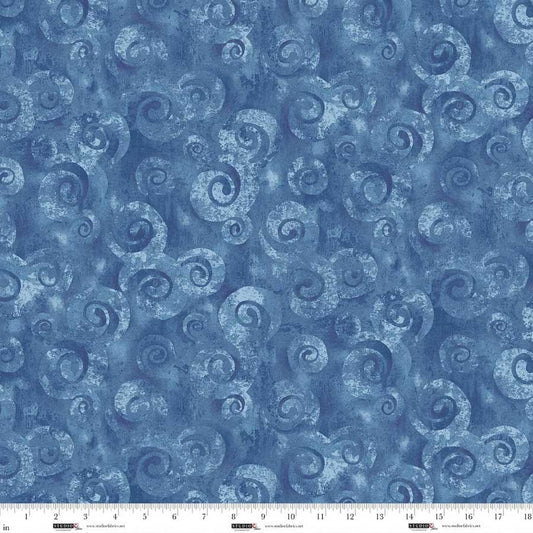 Studio E Spiral Storm 118 inch wide backing Slate gray 8780-79