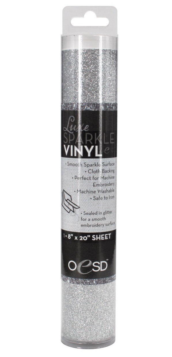 OESD Luxe Sparkle Vinyl Silver