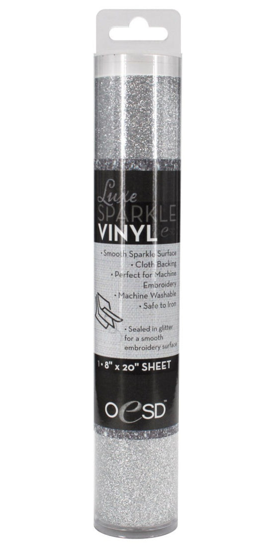 OESD Luxe Sparkle Vinyl Silver