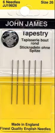 Colonial Needle Tapestry Hand Needles-Size 26 6/Pkg