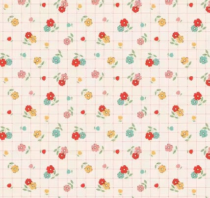 Poppie Cotton Farmhouse Fancy Multi Tea Towel FH25955 quilting cotton fabric