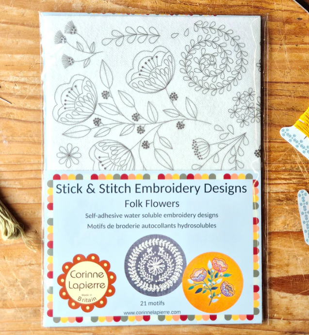 Corinne Lapierre - Stick & Stitch Embroidery - Folk Flowers