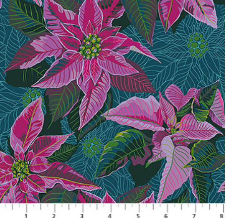 Anna Maria Textiles Cozy Christmas AMT166-74L flourish holiday quilting cotton