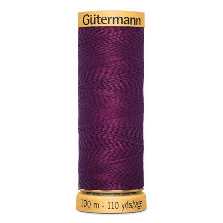 Gutermann 110 yd Natural Cotton Thread Dark Purple
