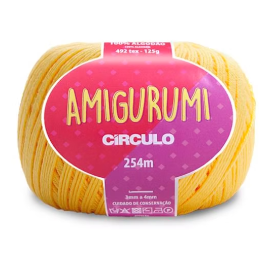 Circulo - Amigurumi - 100% Cotton Yarn - Solar 1317