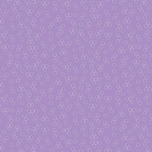Dear Stella Let it Bee Lavender D3588 bee collection quilting cotton