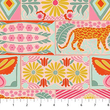 Anna Maria Textiles - Rhapsody - Bricklayer - Sunny AMT174-52C
