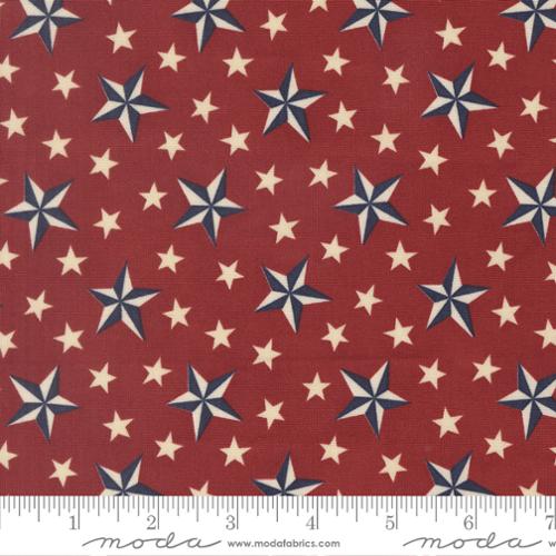 Moda America 250 Years Brave Crimson 56181 Deb Strain quilting cotton red patriotic