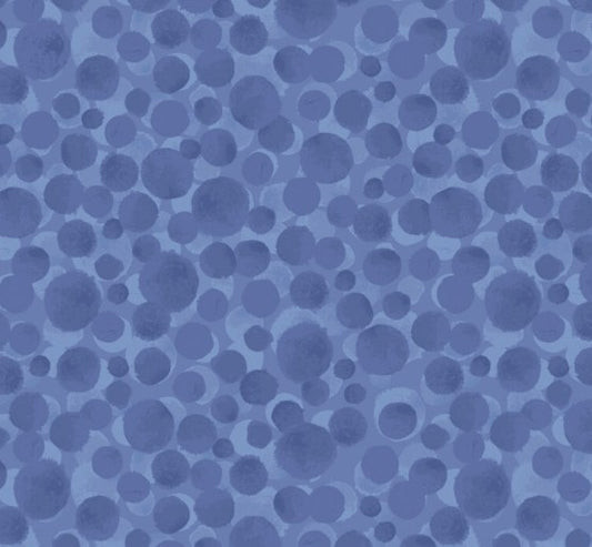 Lewis & Irene Bumbleberries St Ives Blue BB012 quilting cotton