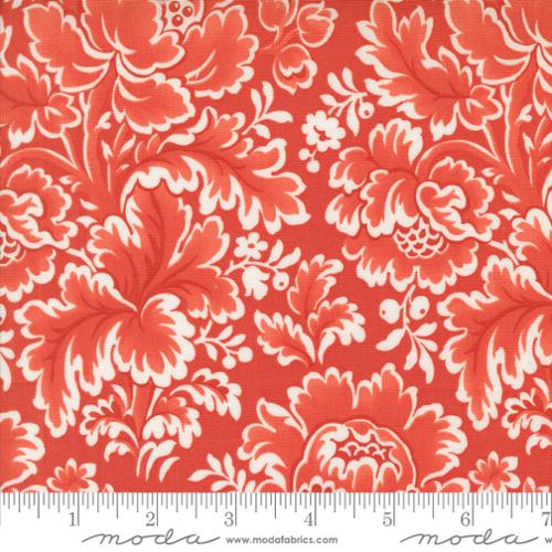 Moda Buon Natale Poinsettia red Christmas quilting fabric