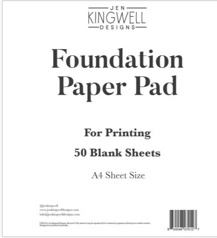 Foundation Papers - Blank A4 Letter Page Size