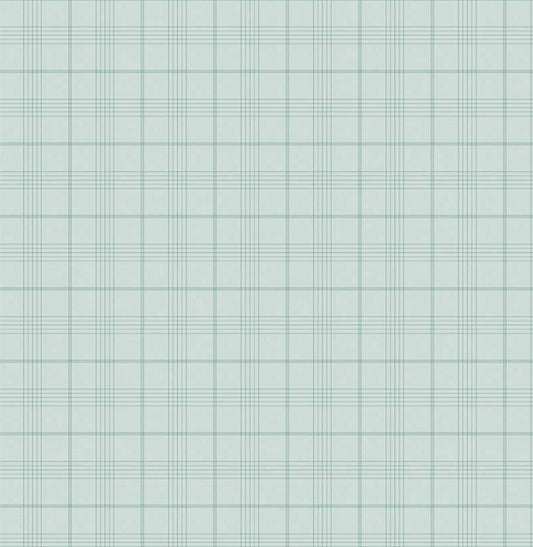 Riley Blake Peter Rabbit Friends Plaid Blue fabric
