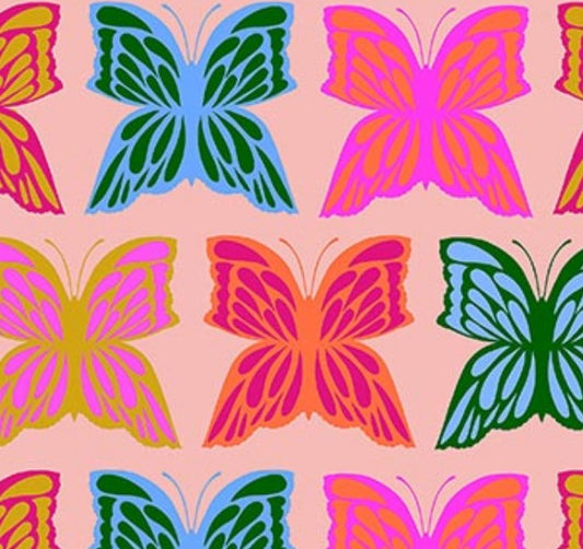 Anna Maria Textiles Overdressed Pink 108 inch wide backing Northcott
